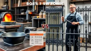 cast iron vs wrought iron