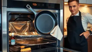 how to season cast iron in oven