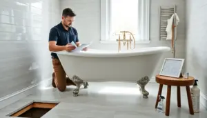 cast iron clawfoot bathtub