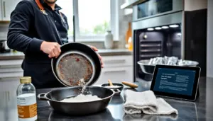 how to restore cast iron skillet